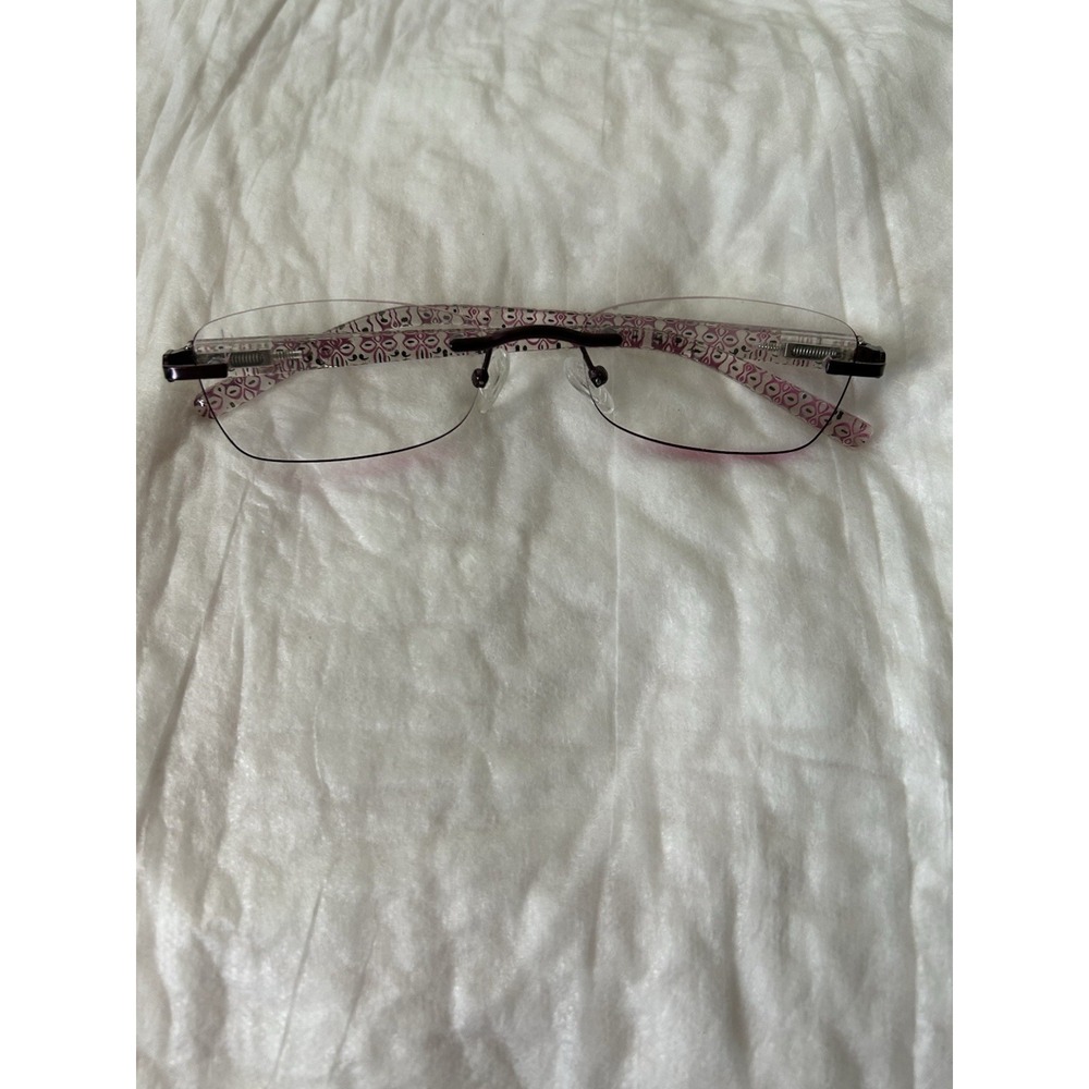Foster Grant Glasses 52-18 138 +1.25 Purple - Frames Only
